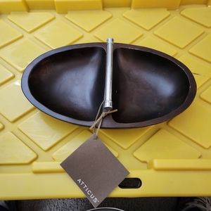 ATTICUS WOOD PARTITIONED BOWL